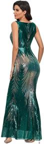 img 2 attached to Womens Sequined Wedding Evening Mermaid Women's Clothing
