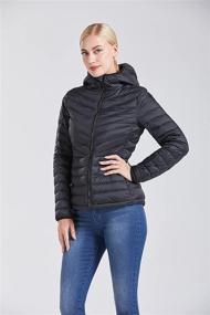 img 1 attached to ERSDGG Womens Hooded Lightweight Packable Women's Clothing for Coats, Jackets & Vests