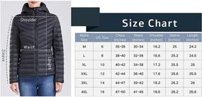 img 2 attached to ERSDGG Womens Hooded Lightweight Packable Women's Clothing for Coats, Jackets & Vests