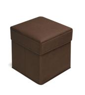 🪑 folding cube storage ottoman bench with organizer логотип