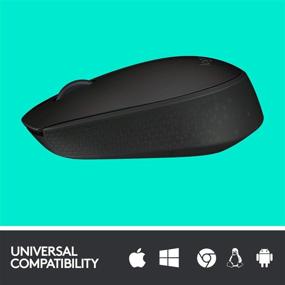 img 1 attached to Logitech M170 Wireless Mouse: 🖱️ Optical Tracking, 12-Month Battery, for PC/Mac/Laptop, Black