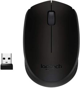 img 4 attached to Logitech M170 Wireless Mouse: 🖱️ Optical Tracking, 12-Month Battery, for PC/Mac/Laptop, Black