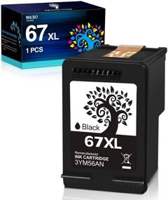 img 4 attached to 🖨️ H&amp;BO TOPMAE Remanufactured Ink Cartridge Replacement for HP 67 67XL - 3YM57AN 3YM58AN - DeskJet 2755 1255, Envy Pro 6455 6452, Envy 6055, DeskJet Plus 4155 Printer (1 Black)