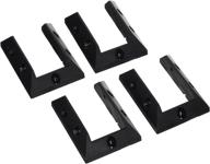 deckorail 163602 black bracket 4 pack logo