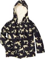 🧥 hatley little boys' blue labs rain coat: adorable & waterproof outerwear for boys logo