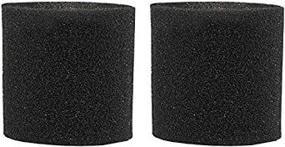 img 2 attached to Nispira Dual-Purpose Replacement Foam Sleeve Filter - 🔄 Shop-Vac 9058500 90585 Type R Wet/Dry Vacuum - 2 Pack