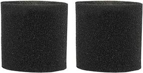 img 1 attached to Nispira Dual-Purpose Replacement Foam Sleeve Filter - 🔄 Shop-Vac 9058500 90585 Type R Wet/Dry Vacuum - 2 Pack