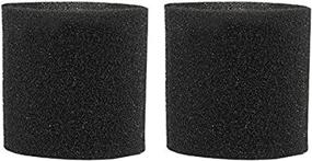 img 3 attached to Nispira Dual-Purpose Replacement Foam Sleeve Filter - 🔄 Shop-Vac 9058500 90585 Type R Wet/Dry Vacuum - 2 Pack