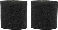 nispira dual-purpose replacement foam sleeve filter - 🔄 shop-vac 9058500 90585 type r wet/dry vacuum - 2 pack логотип