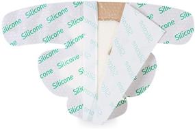 img 3 attached to 🩺 MedVanceTM Silicone - Bordered Silicone Foam Dressing, Heel/Elbow/Wrist, 5"x8", Pack of 5 dressings