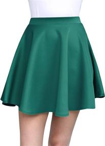 img 2 attached to Flared Skater Dress - Versatile and Stretchy Women's Clothing