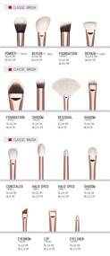 img 2 attached to 🌟 Doit Avoir Professional 15-piece Natural Hair Makeup Brush Set - Wooden Handle, Natural Super Soft Hair for Professional Makeup (Gold)