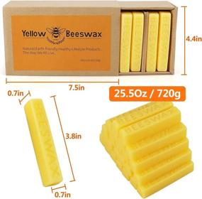 img 3 attached to Versatile Yellow Beeswax: Perfect for Candle Making and Cosmetic Crafting