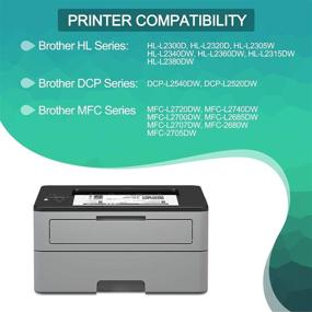 img 3 attached to 🖨️ GREENBOX Compatible Toner Cartridge (4 Black) for Brother TN660 and TN630 - Print Perfectly with HL-L2300D, DCP-L2520DW, and More!