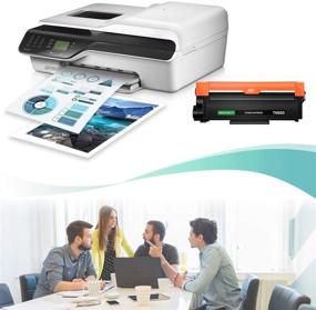 img 1 attached to 🖨️ GREENBOX Compatible Toner Cartridge (4 Black) for Brother TN660 and TN630 - Print Perfectly with HL-L2300D, DCP-L2520DW, and More!