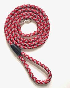 img 1 attached to 🐾 DOG DAYS Dog Leash: 6ft Reflective, Heavy Duty Rope Leash for Large, Medium, and Small Dogs - Strong, Durable, Ideal for Running and Training