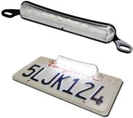 🔦 enhance your license plate with ijdmtoy universal fit bolt-on license plate frame - 12-smd xenon white led light lamp for brilliant illumination logo