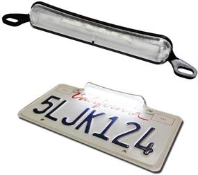 img 4 attached to 🔦 Enhance Your License Plate with iJDMTOY Universal Fit Bolt-On License Plate Frame - 12-SMD Xenon White LED Light Lamp for Brilliant Illumination