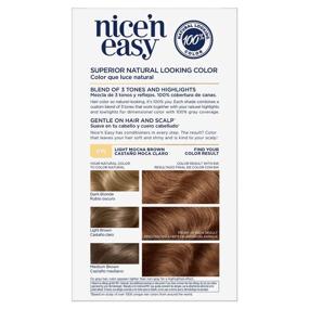 img 3 attached to 🏻 Крем для волос Clairol Nice 'N Easy 6W Светлый бурый с оттенком мокко - набор из 3 шт (дизайн упаковки может отличаться)