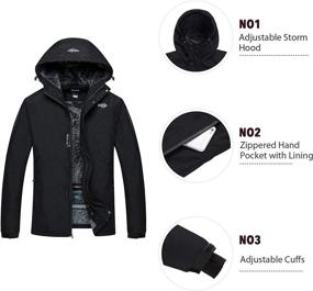 img 1 attached to Wantdo Mountaineering Outdoor Softshell Walking Outdoor Recreation