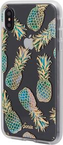 img 3 attached to 🍍 Protective Pineapples Clear Case Series for iPhone Xs Max - Sonix Liana Teal Case for Apple iPhone Xs Max