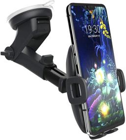 img 4 attached to 📱 Car Phone Holder Dock for Encased Galaxy S10, S10+, S10e, S20, S20 Plus, S20 Ultra, S21, Note 9, Note 10 Plus, Note 20 - Includes Dash & Window Mount - Case Friendly Design