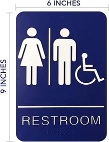 img 3 attached to ✅ Approved Retail Store Fixtures & Equipment: Unisex Braille Restroom Sign