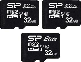 img 4 attached to 📸 Увеличьте объем памяти: Silicon Power Elite 32GB microSDHC 3-Pack MicroSD карта с адаптером