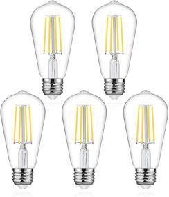 img 4 attached to 💡 Daylight Filament Bulb Defurhome Equivalent - 700 Lumens