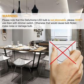 img 1 attached to 💡 Daylight Filament Bulb Defurhome Equivalent - 700 Lumens