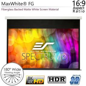 img 3 attached to 📽️ Elite Screens Spectrum2 100-inch 16:9 Electric Motorized Drop Down Projector Screen - SPM100H-E12: Review, Price, and Features