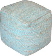 🛋️ stylish aqua fabric pouf by christopher knight home: discover the abella collection! logo