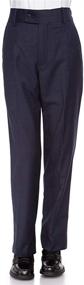 img 4 attached to RGM Dress Flat Front Skinny Slacks Boys' Clothing