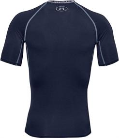 img 2 attached to 👕 Under Armour Men's HeatGear Armour Short Sleeve Compression T-Shirt: Stay Cool and Supported