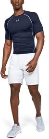 img 1 attached to 👕 Under Armour Men's HeatGear Armour Short Sleeve Compression T-Shirt: Stay Cool and Supported