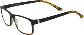 img 2 attached to 👓 Review: Select-A-Vision Unisex Optitek Tri Focus 2201 Black Demi Reading Glasses - Find Your Perfect Fit!