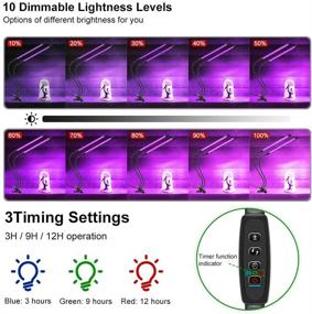 img 3 attached to Dimmable 395 405Nm Lighting Aquarium Fluorescent