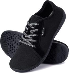 img 4 attached to WHITIN Minimalist Barefoot Sneakers Athletic Women's Shoes in Athletic