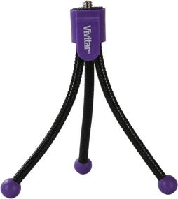 img 1 attached to Compact and Stylish: Vivitar VIV-VT-2-PUR Purple Pocket Tripod, a Must-Have for On-the-Go Photography
