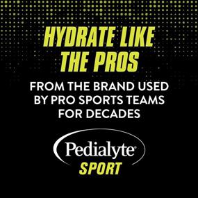 img 1 attached to 💧 Pedialyte Sport Electrolyte Drink, Lime 33.8 Fl Oz (Pack of 4) - Boost Hydration and Performance!