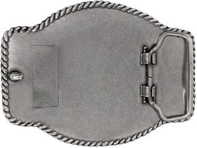 img 3 attached to 🐂 Sterling Longhorn Western Buckle: Premium Men's Accessories and Belts