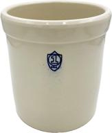 1 gallon ohio stoneware crock - single piece logo