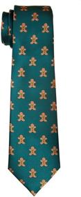 img 3 attached to 🎅 Retreez Christmas Gingerbread Man Woven Microfiber Boy's Tie - 8-10 years: Festive Fashion for Young Boys