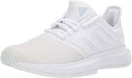 adidas womens gamecourt tennis white women's shoes and athletic: superior performance with style logo