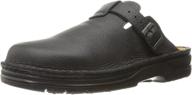 👞 classic yet stylish: naot mens fiord mule black men's shoes for mules & clogs logo