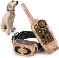 🐶 rechargeable shock collars for dogs with 2000ft remote - dog electronic training collar with vibration, beep, and shock modes - ipx7 waterproof - adjustable shock level - tactical dog collars for effective training logo