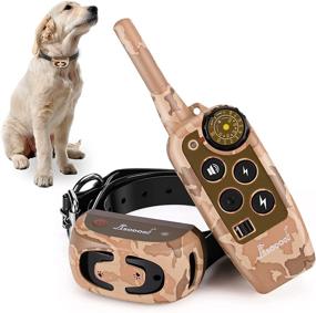 img 4 attached to 🐶 Rechargeable Shock Collars for Dogs with 2000Ft Remote - Dog Electronic Training Collar with Vibration, Beep, and Shock Modes - IPX7 Waterproof - Adjustable Shock Level - Tactical Dog Collars for Effective Training