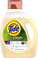 🌿 premium plant-based liquid laundry detergent: tide purclean honey lavender scent - 69 fl oz, 48 loads logo
