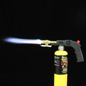 img 1 attached to 🔥 Powerful Handheld Propane Torch Nozzle with Self-Ignition