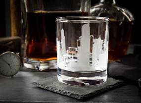 img 3 attached to 🏙️ Chicago Skyline Etched Whiskey Glasses Gift Set - Perfect for Chicago Lovers and Old Fashioned Enthusiasts!